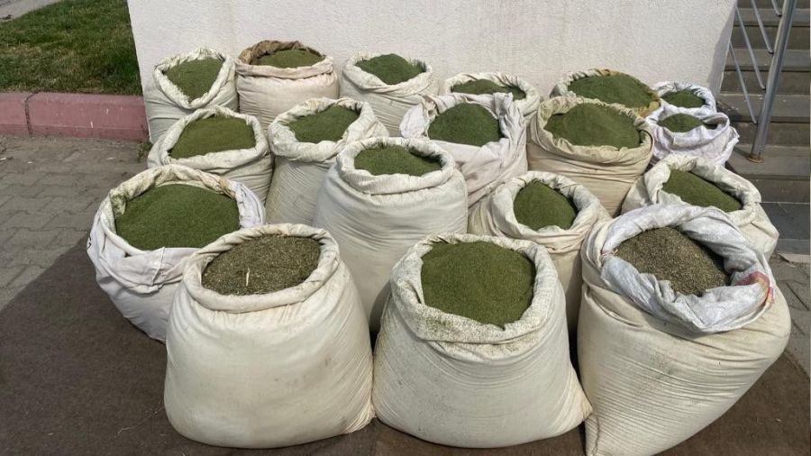 Bingöl'de yarım tona yakın esrar ele geçirildi