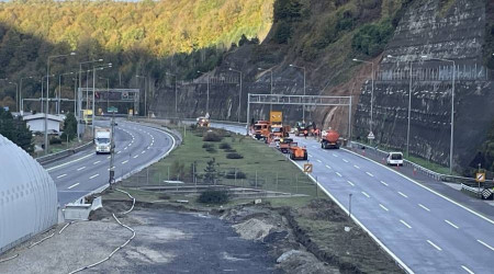 Bolu Dağı Tüneli tek yönlü ulaşıma kapandı
