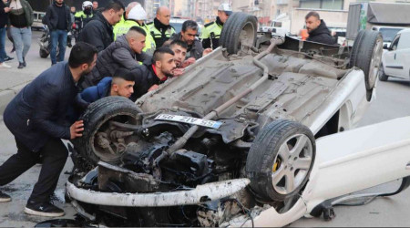 Bu otomobilden sağ çıktı