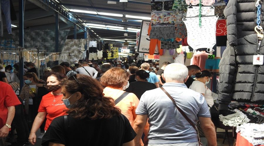 Bulgar ve Yunan turistler Edirne pazarında
