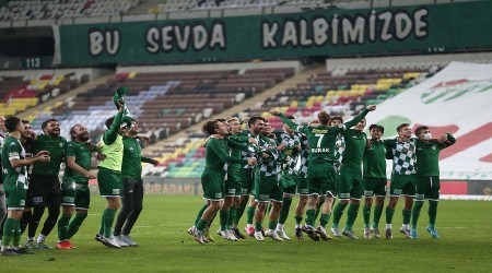 Bursaspor'da risk zafer getirdi