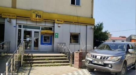 aycuma'da yamur sonras PTT ubesi kapand