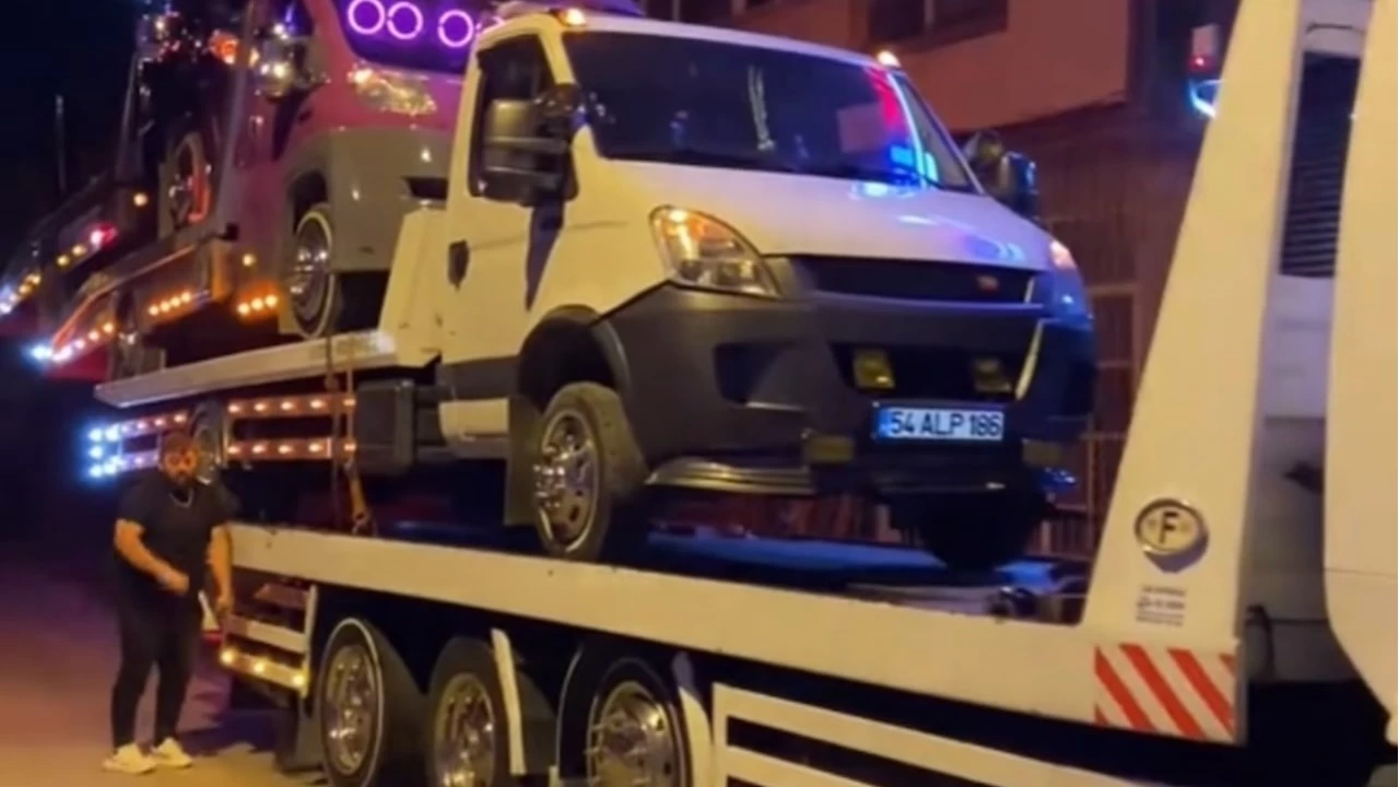 Çekici şovu ceza getirdi