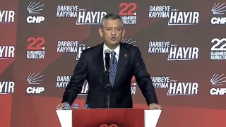 CHP'nin tartmal kurultay balad, zel'den Erdoan'a Trump k