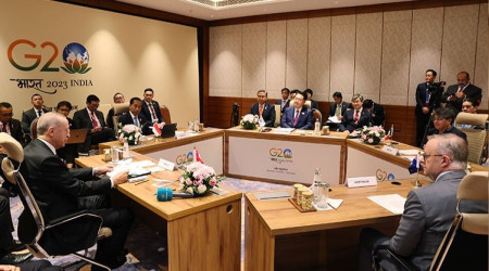 Cumhurbakan Erdoan MIKTA liderleriyle bir araya geldi