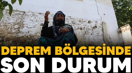 Deprem bölgesinde son durum
