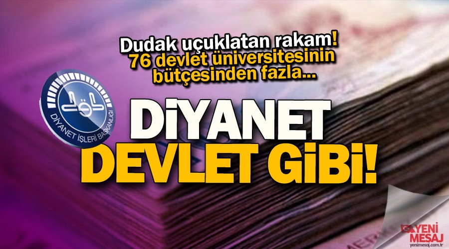 Diyanet, devlet gibi!