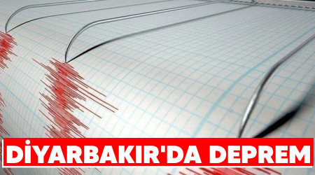 Diyarbakr'da deprem