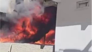 Diyarbakr'da korkutan yangn