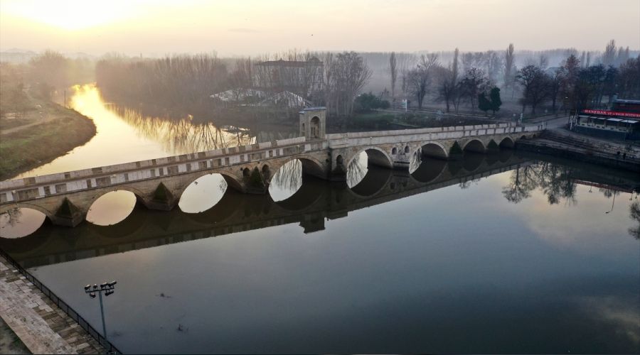 Edirne'deki yağışlar nehir debilerini 3 kat artırdı