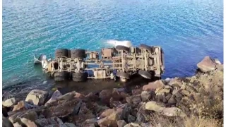 Elaz'da beton mikseri gle utu