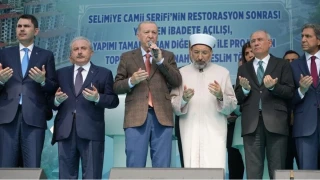 Erdoğan cami açılışında muhalefeti eleştirdi