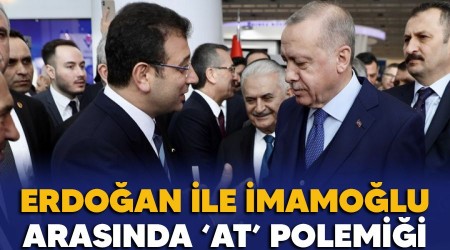 Erdoan ile mamolu arasnda 'At' polemii