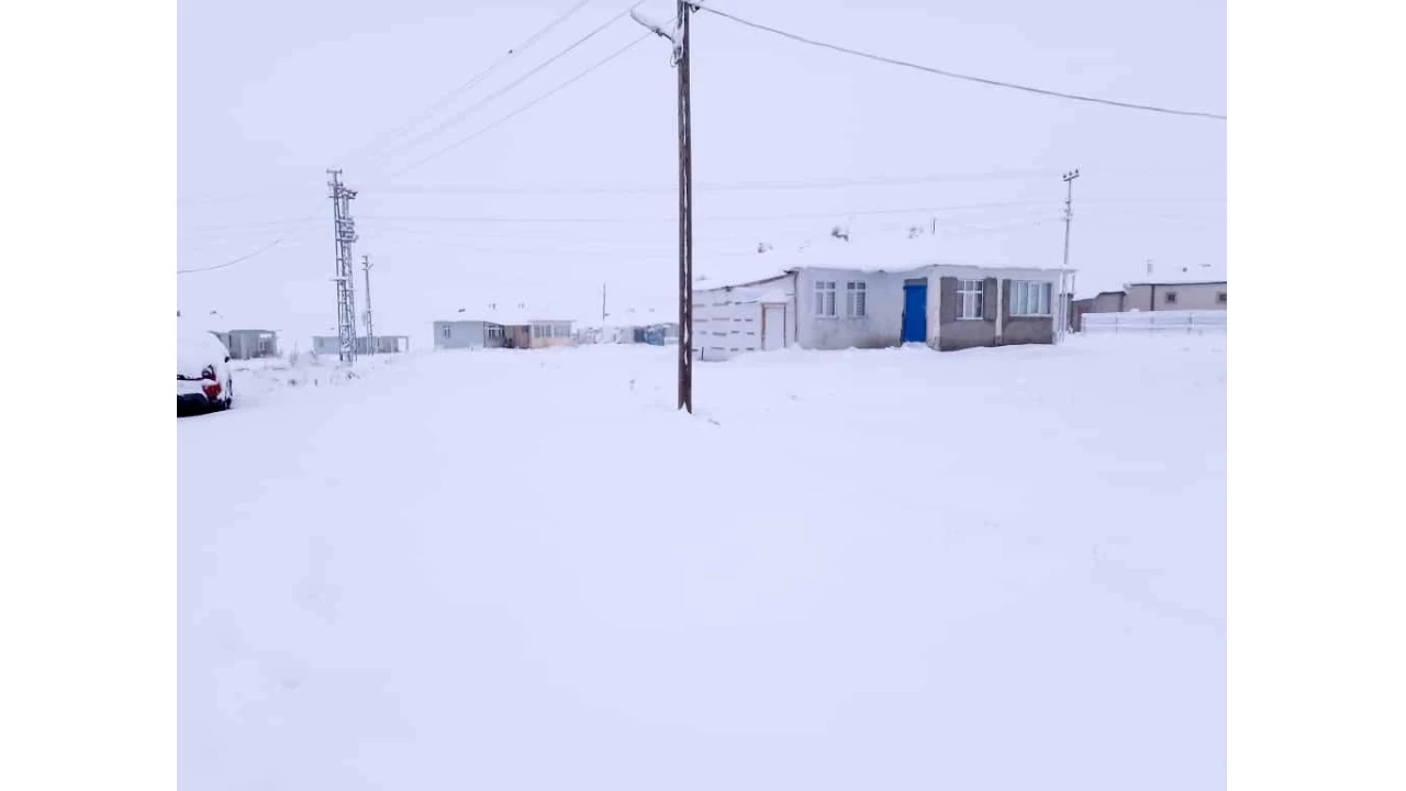 Erzurum Akale kar ya sonras beyaza brnd