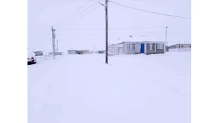 Erzurum Akale kar ya sonras beyaza brnd