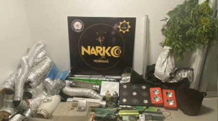 Ev değil uyuşturucu fabrikası