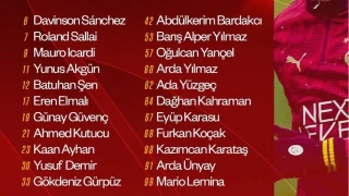 Galatasaray'�n Fethiyespor ma�� kamp kadrosu a��kland�