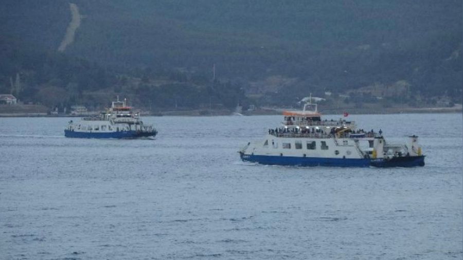 Gökçeada'ya yarınki feribot seferleri iptal