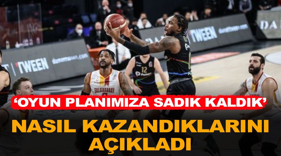 G.Saray'a kar�� nas�l kazand�klar�n� a��klad�