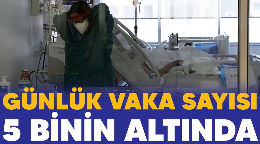 G�nl�k vaka say�s� 5 binin alt�nda