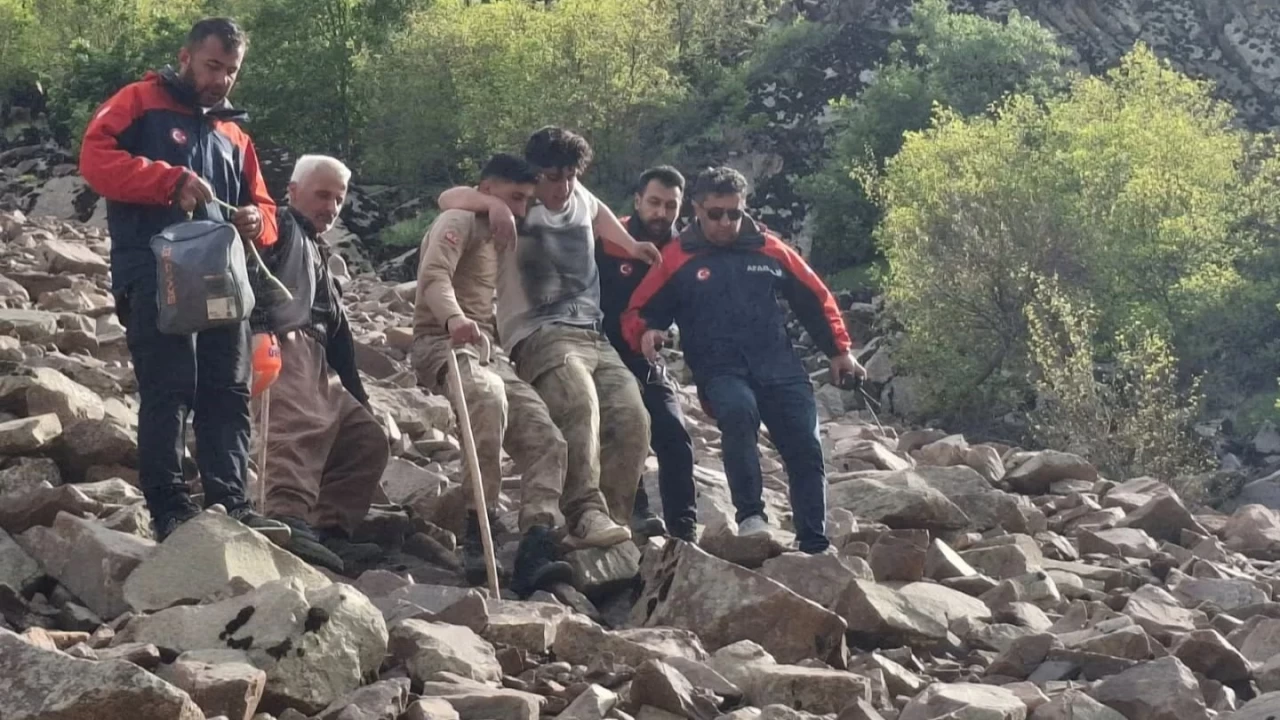 Hakkari'de dada mahsur kalan gen kurtarld