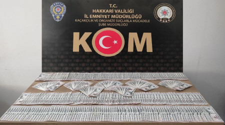 Hakkari'de sahte 48 bin 100 dolar ele geirildi