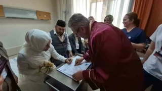 Hastane odasnda nikah kydlar