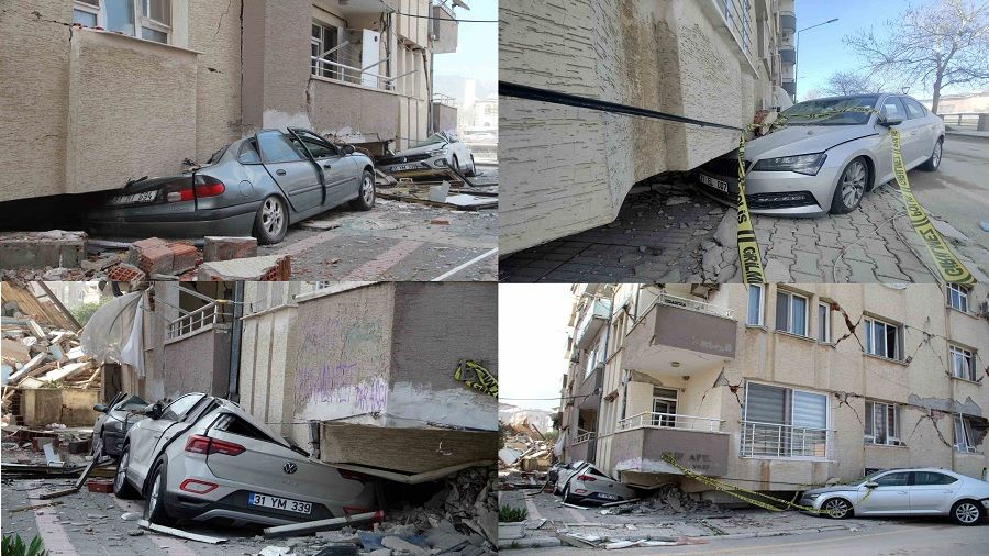 Hatay'da 5 otomobil, 50 ki�iyi kurtard�