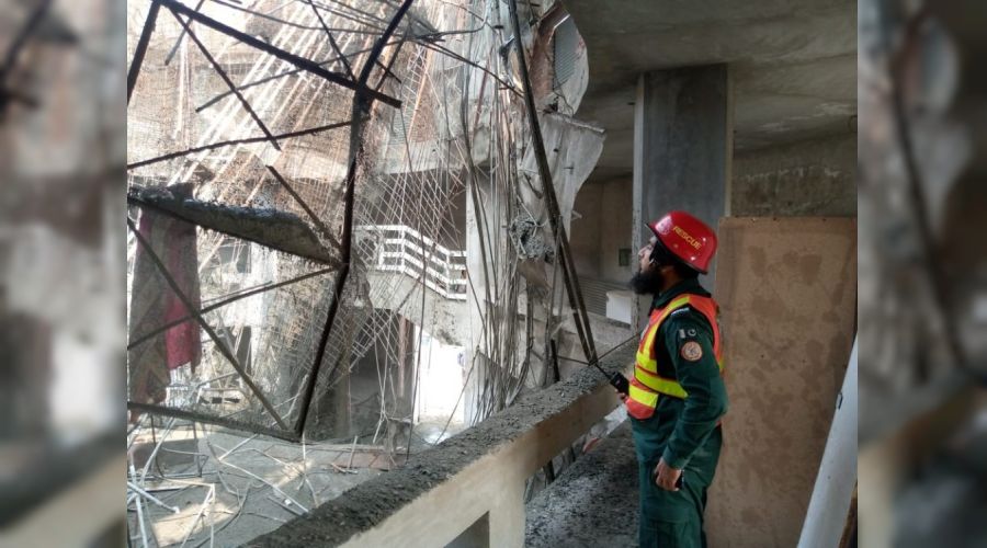 İnşaat halindeki caminin kubbesi çöktü: 3 ölü