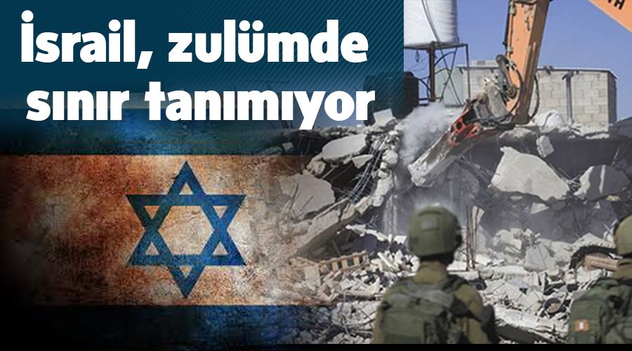 �srail, zul�mde s�n�r tan�m�yor