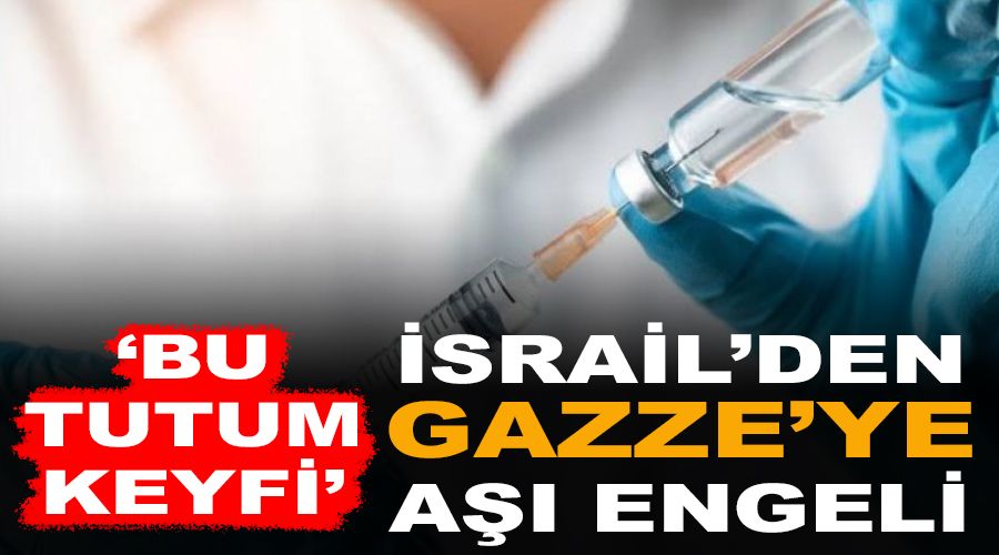 srail'den Gazze'ye a engeli 