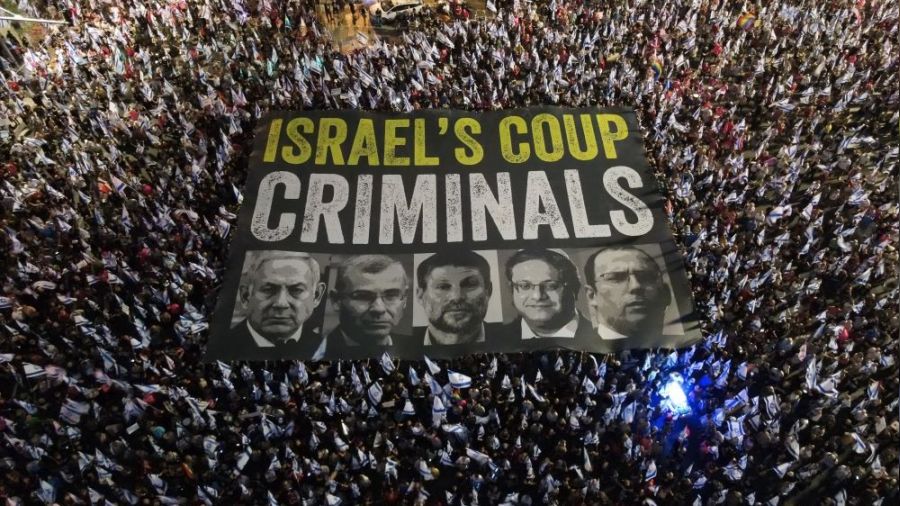 �srailliler yine sokaklara indi