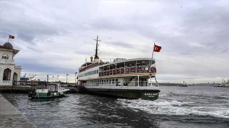 �stanbul'da deniz ula��m�na hava muhalefeti 