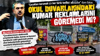 İstanbul'da okul duvarları sanal kumar reklamları ile doldu