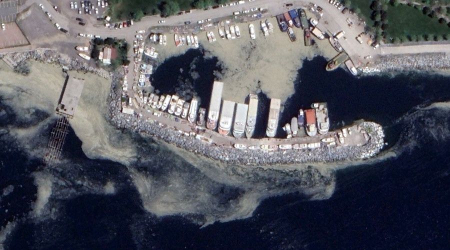 stanbul'daki msilaj uzaydan grntlendi