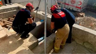 zmir eme'de bir kadn kuyuya dt