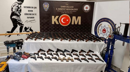 İzmir polisinden silah imalatçılarına operasyon
