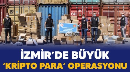 zmir'de byk 'kripto para' operasyonu