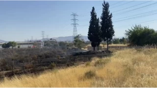 zmir'de kan yangn AVM otoparkna srad