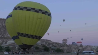 Kapadokya'da balonlar 3 gündür gökyüzüne yükselemiyor