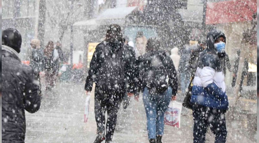 Karabk'te kar ya etkili oluyor