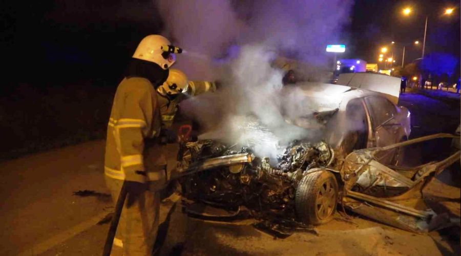 Kırıkkale'de feci kaza: 5 ağır yaralı