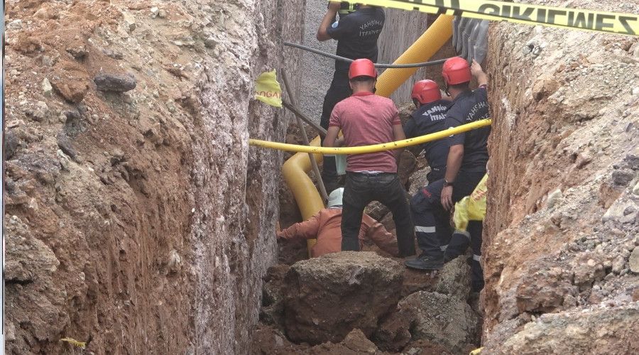 K�r�kkale'de g���k alt�nda kalan i��i kurtar�ld�