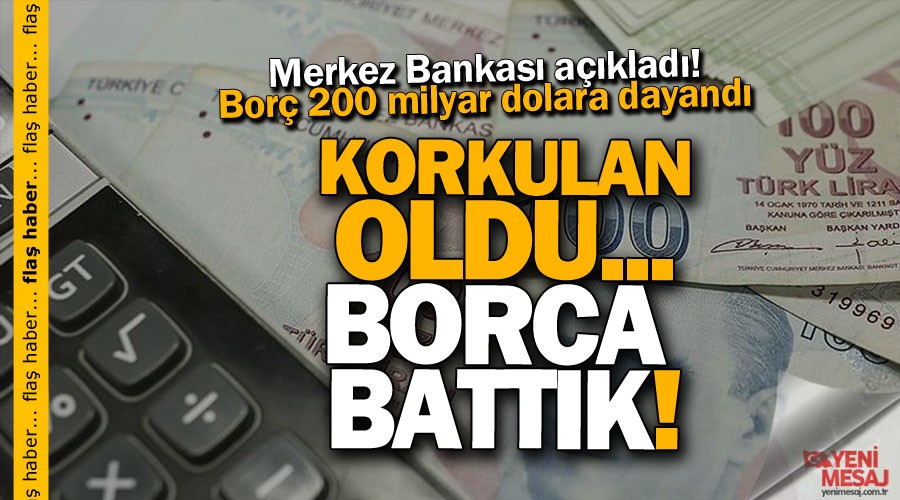 Kısa vadeli dış borç 175 milyar doları aştı