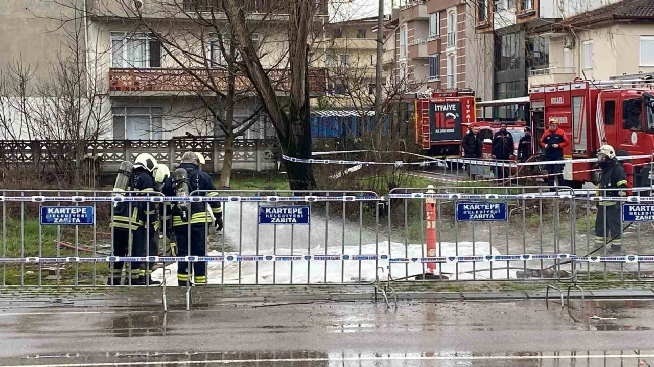 Kocaeli'nde metan gazı tekrar alevlendirildi