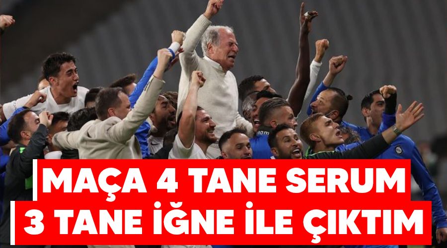 Ma�a 4 tane serum 3 tane i�ne ile ��kt�m