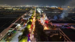 Manisa'daki fabrika yang�n� kontrol alt�na al�nd�