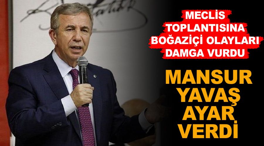 Mansur Yava� ayar verdi