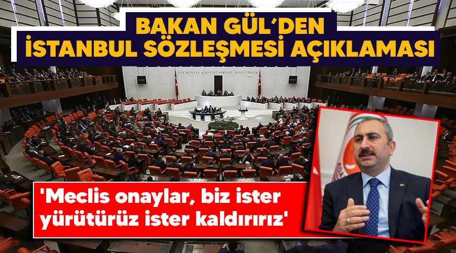 'Meclis onaylar, biz ister yürütürüz ister kaldırırız'