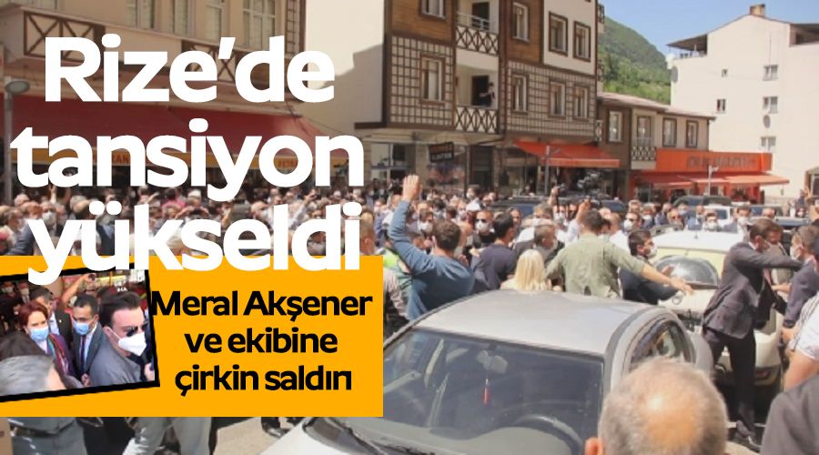 Meral Ak�ener ve ekibine �irkin sald�r� 